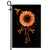 Hummingbird Sunflower Multiple Sclerosis Awareness Flag Orange Ribbon | siriusteestore