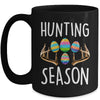 Hunting Season Eggs Antler Funny Easter Egg Hunt Hunter Kids Mug | siriusteestore