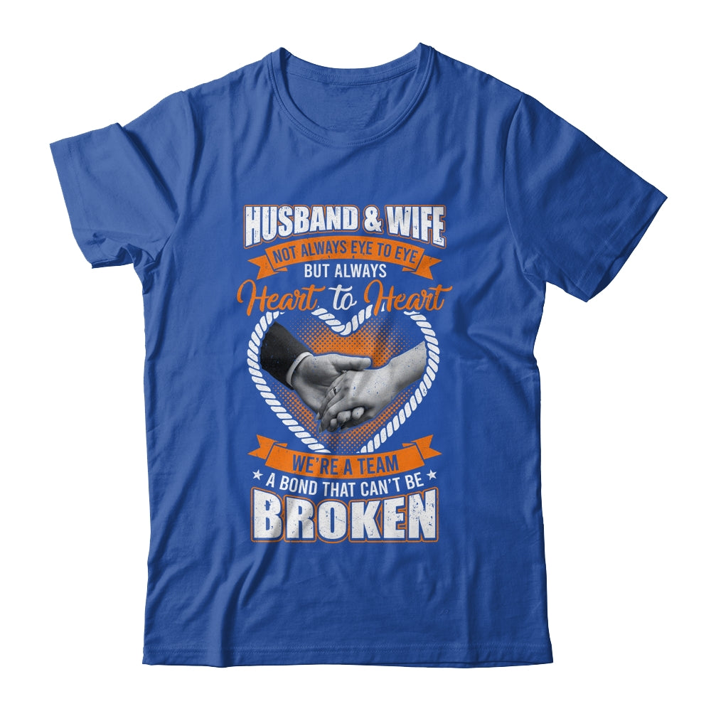 Husband And Wife Not Always Eye To Eye But Heart To Heart Shirt & Hoodie | siriusteestore