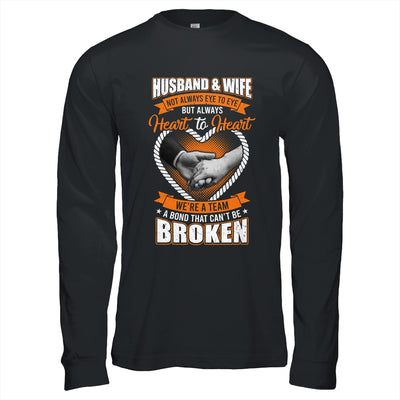 Husband And Wife Not Always Eye To Eye But Heart To Heart Shirt & Hoodie | siriusteestore