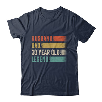 Husband Dad 30 Year Old 30th Birthday For Men Vintage Shirt & Hoodie | siriusteestore