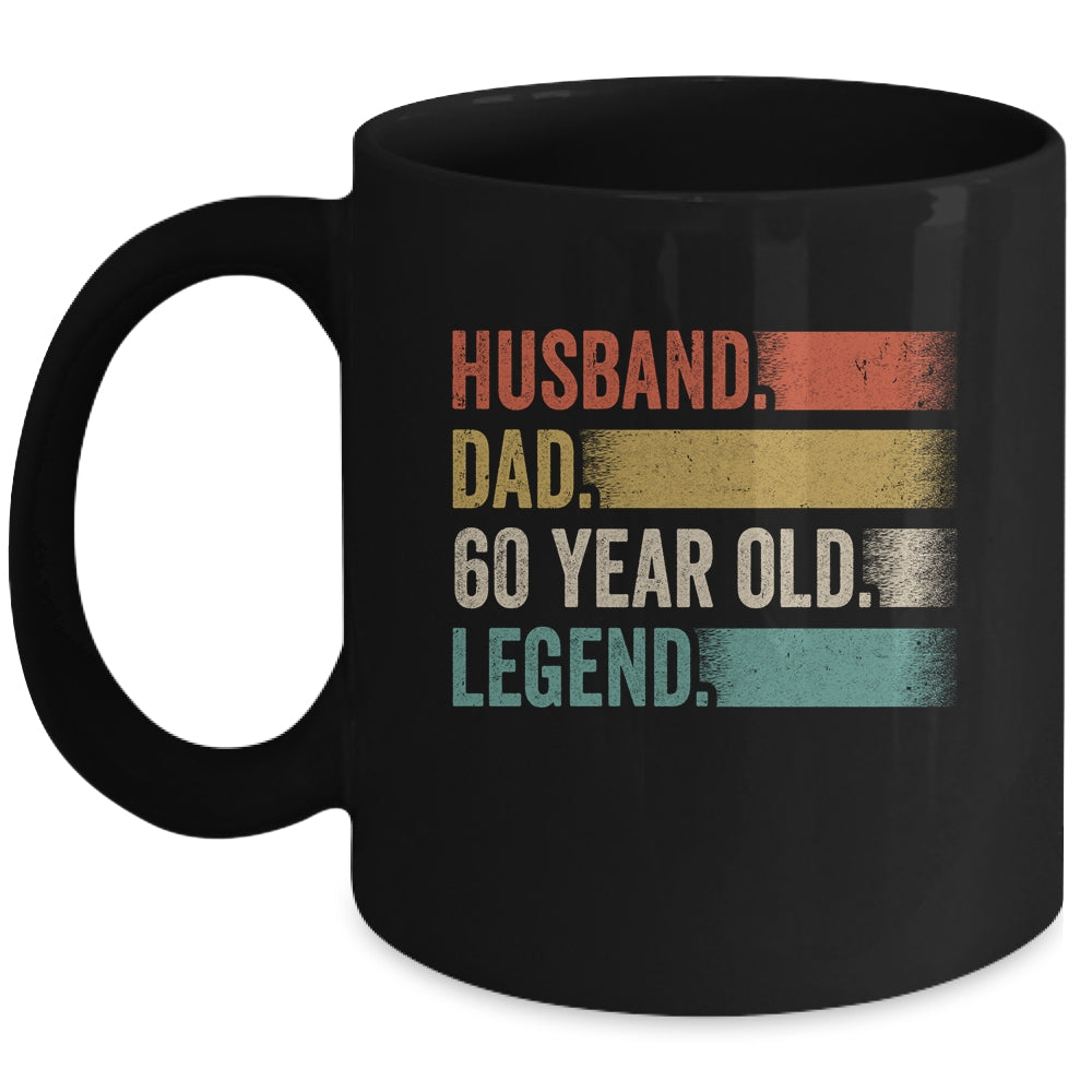 Husband Dad 60 Year Old 60th Birthday For Men Vintage Mug | siriusteestore