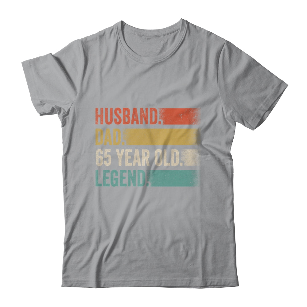 Husband Dad 65 Year Old 65th Birthday For Men Vintage Shirt & Hoodie | siriusteestore