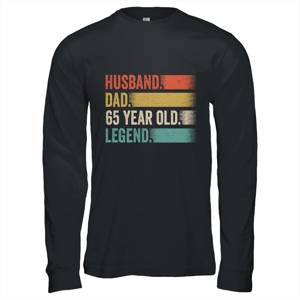 Husband Dad 65 Year Old 65th Birthday For Men Vintage Shirt & Hoodie | siriusteestore