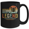 Husband Dad Baseball Legend Vintage Fathers Day Mug | siriusteestore