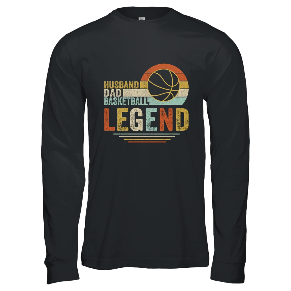 Husband Dad Basketball Legend Vintage Fathers Day Shirt & Hoodie | siriusteestore