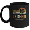 Husband Dad Basketball Legend Vintage Fathers Day Mug | siriusteestore
