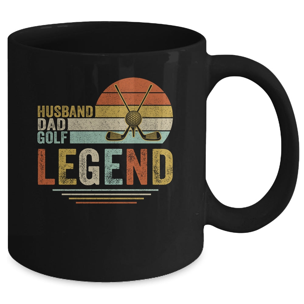Husband Dad Golf Legend Vintage Fathers Day Mug | siriusteestore