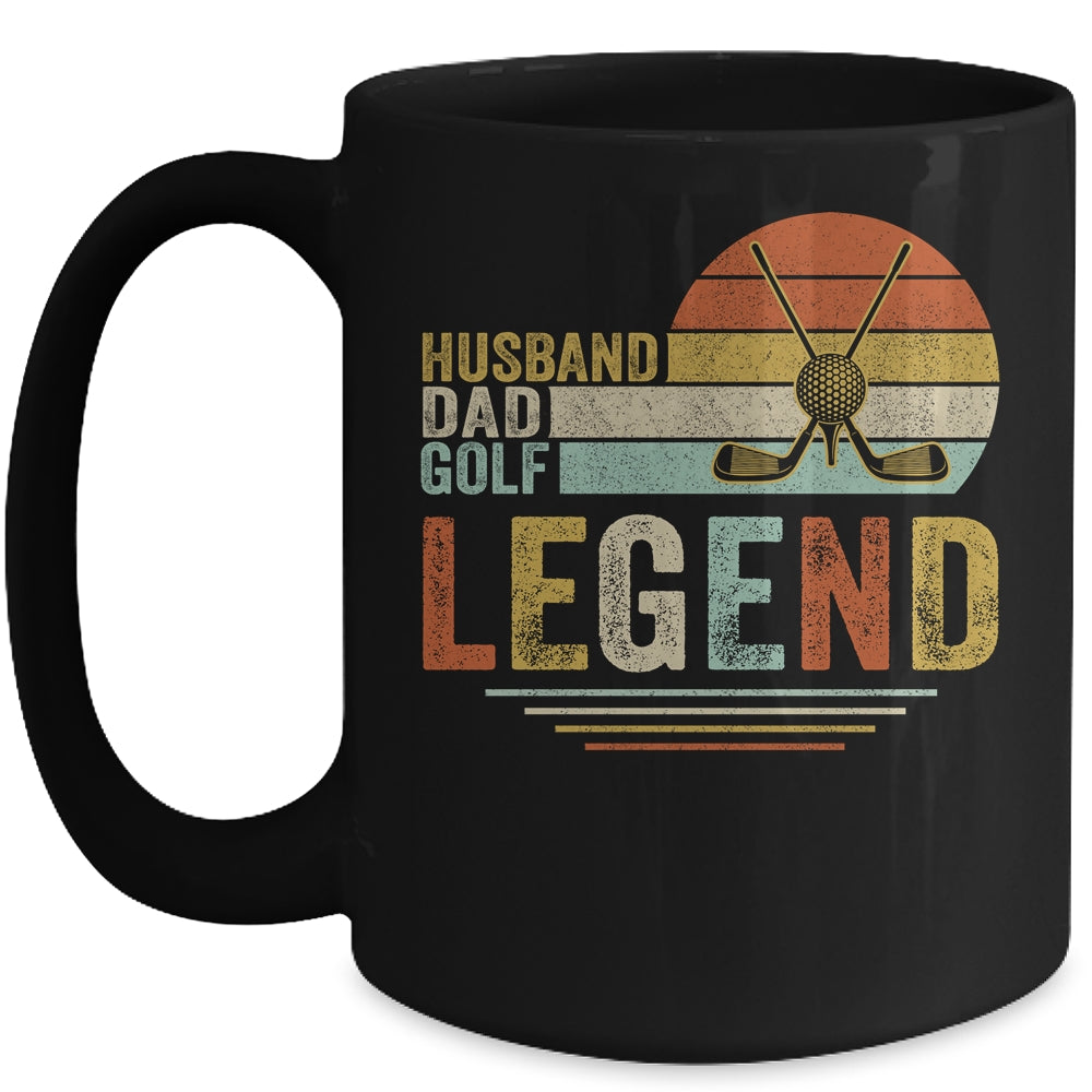 Husband Dad Golf Legend Vintage Fathers Day Mug | siriusteestore