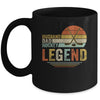 Husband Dad Hockey Legend Vintage Fathers Day Mug | siriusteestore