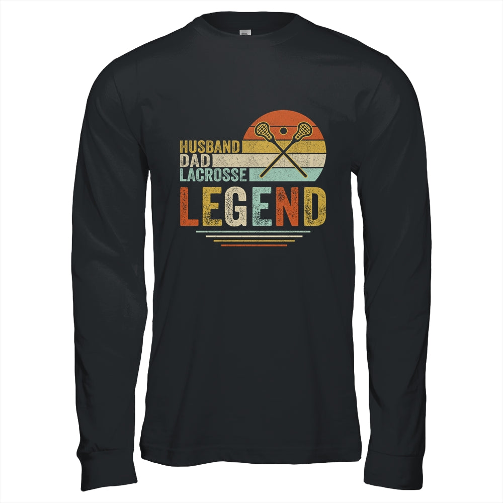 Husband Dad Lacrosse Legend Vintage Fathers Day Shirt & Hoodie | siriusteestore
