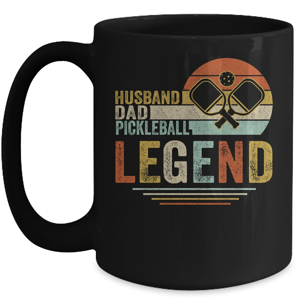 Husband Dad Pickleball Legend Vintage Fathers Day Mug | siriusteestore