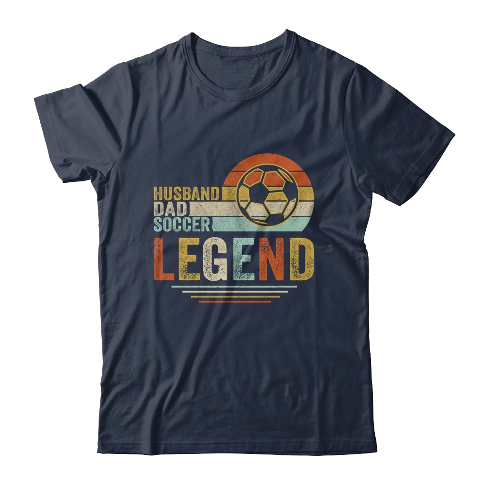 Husband Dad Soccer Legend Vintage Fathers Day Shirt & Hoodie | siriusteestore