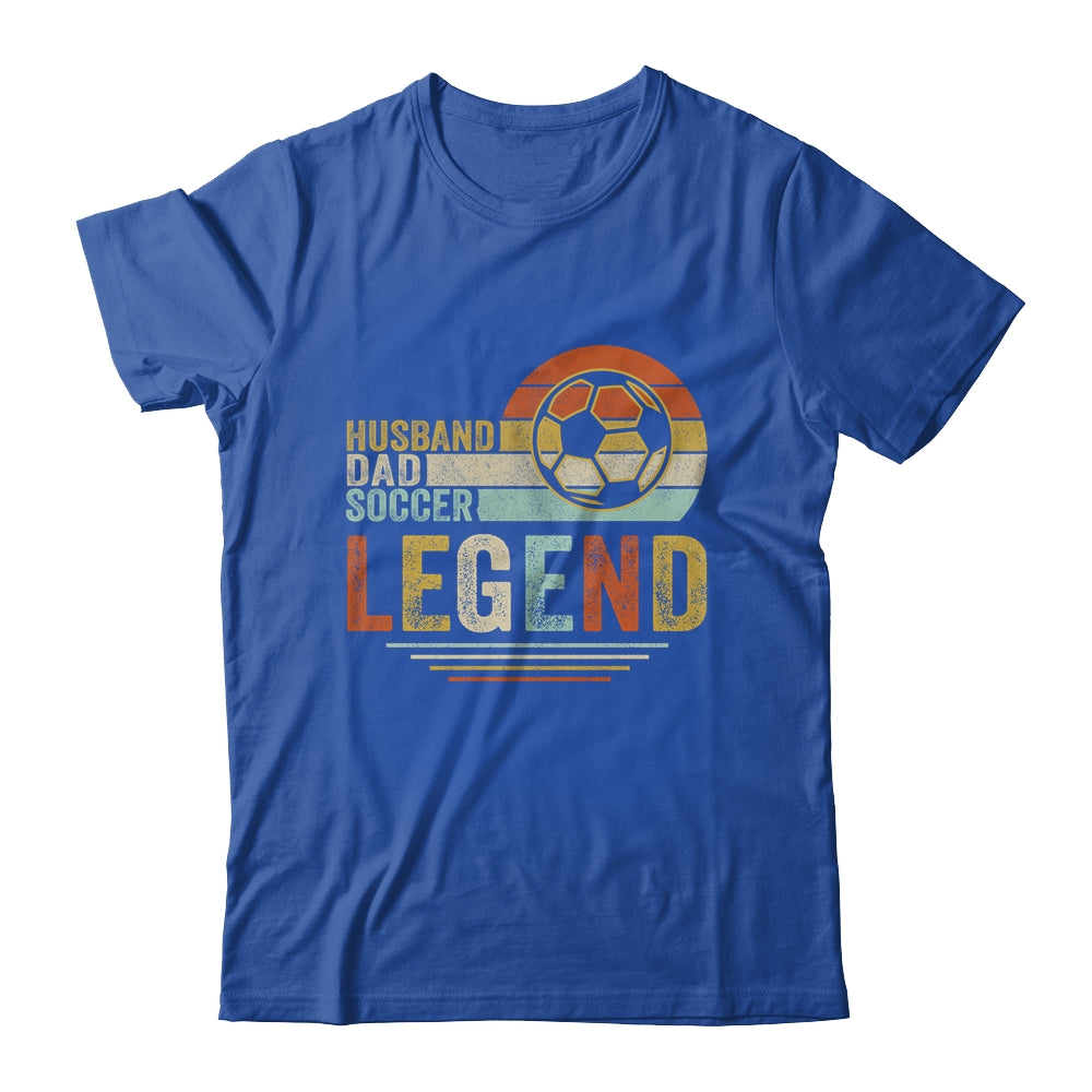 Husband Dad Soccer Legend Vintage Fathers Day Shirt & Hoodie | siriusteestore