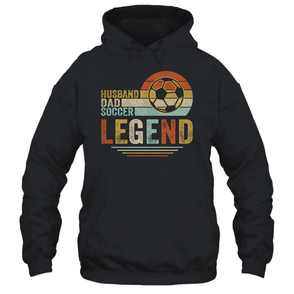 Husband Dad Soccer Legend Vintage Fathers Day Shirt & Hoodie | siriusteestore