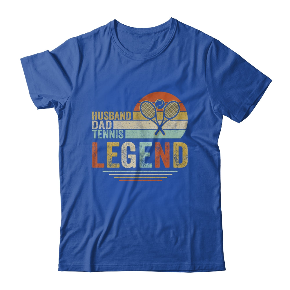 Husband Dad Tennis Legend Vintage Fathers Day Shirt & Hoodie | siriusteestore