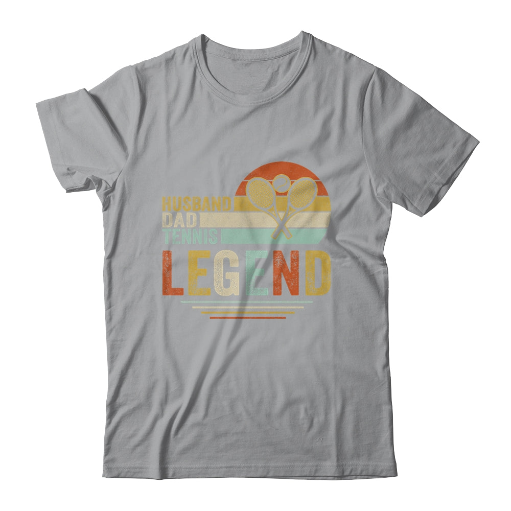 Husband Dad Tennis Legend Vintage Fathers Day Shirt & Hoodie | siriusteestore