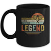 Husband Dad Tennis Legend Vintage Fathers Day Mug | siriusteestore