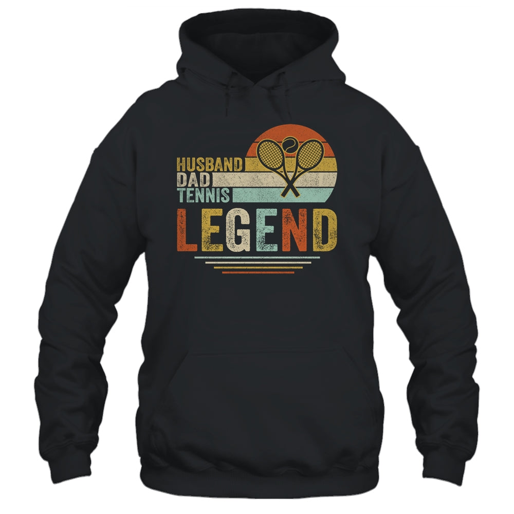 Husband Dad Tennis Legend Vintage Fathers Day Shirt & Hoodie | siriusteestore