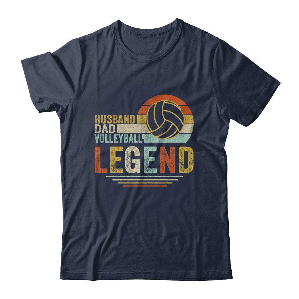 Husband Dad Volleyball Legend Vintage Fathers Day Shirt & Hoodie | siriusteestore