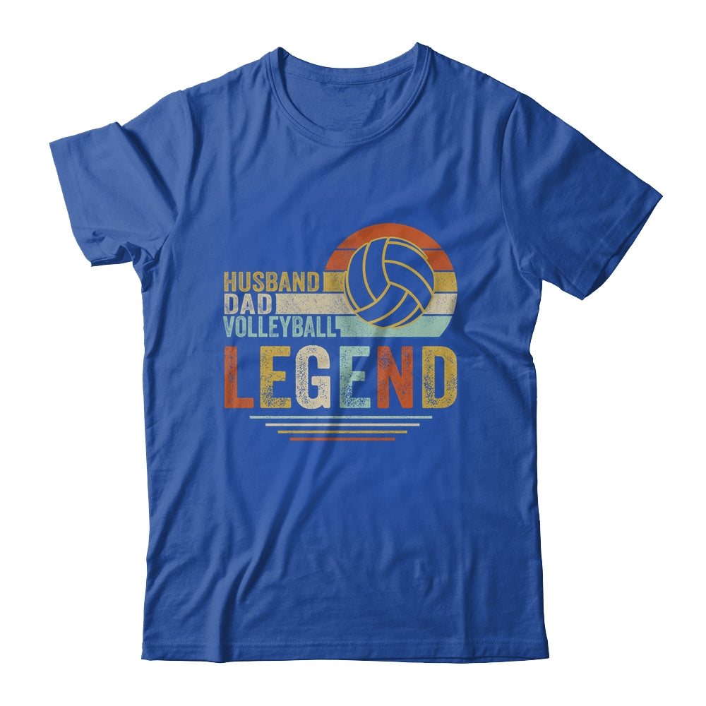 Husband Dad Volleyball Legend Vintage Fathers Day Shirt & Hoodie | siriusteestore