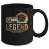 Husband Dad Volleyball Legend Vintage Fathers Day Mug | siriusteestore