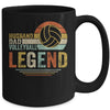 Husband Dad Volleyball Legend Vintage Fathers Day Mug | siriusteestore