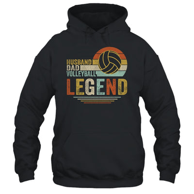 Husband Dad Volleyball Legend Vintage Fathers Day Shirt & Hoodie | siriusteestore