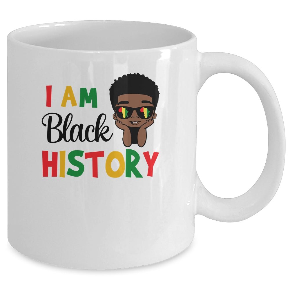 I Am Black History Month African Queen For Kids Boys Mug | siriusteestore