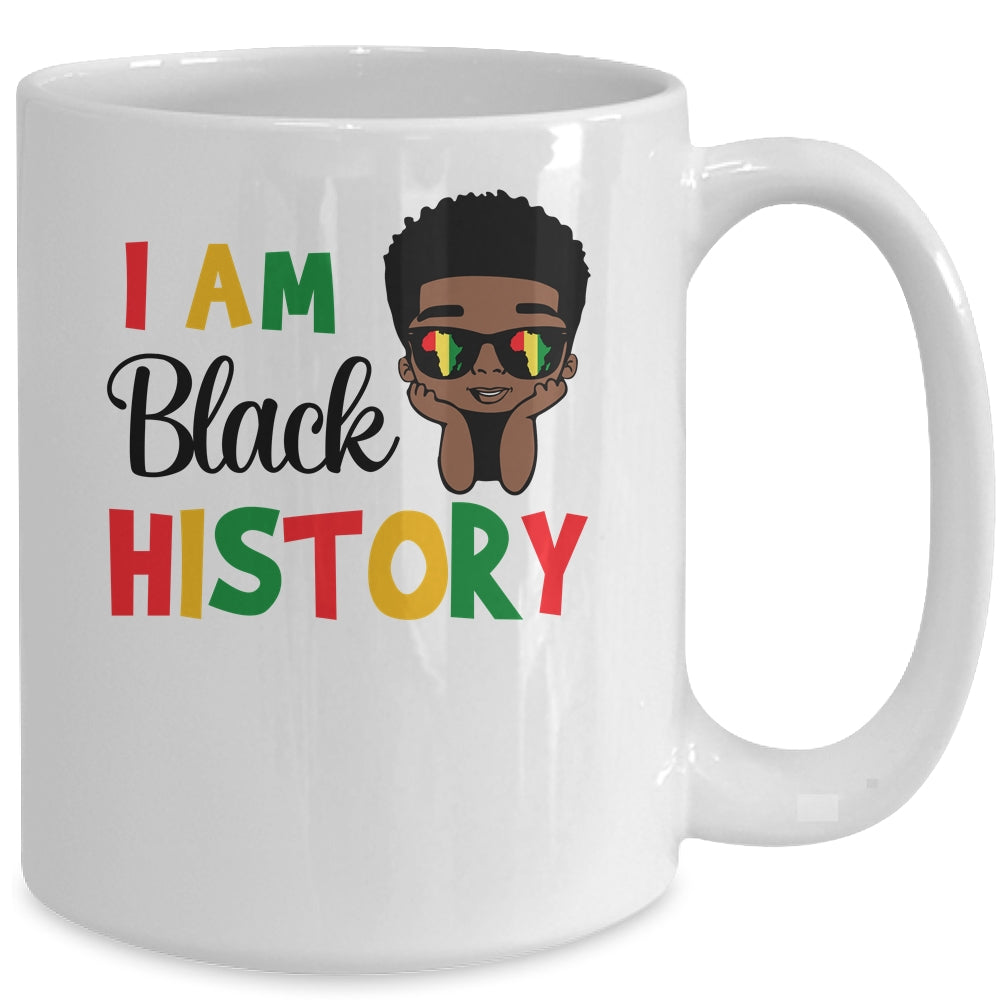 I Am Black History Month African Queen For Kids Boys Mug | siriusteestore