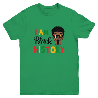 I Am Black History Month African Queen For Kids Boys Youth Shirt | siriusteestore