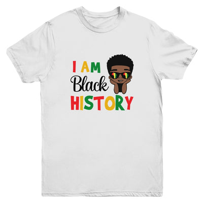 I Am Black History Month African Queen For Kids Boys Youth Shirt | siriusteestore