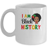 I Am Black History Month African Queen For Kids Girls Mug | siriusteestore