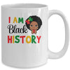 I Am Black History Month African Queen For Kids Girls Mug | siriusteestore