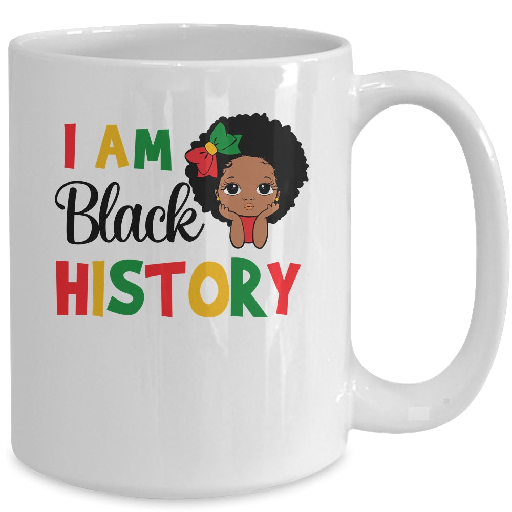 I Am Black History Month African Queen For Kids Girls Mug | siriusteestore