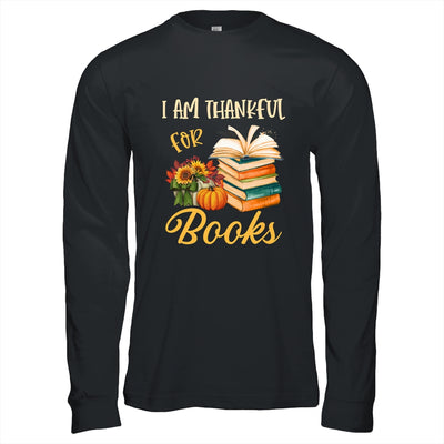 I Am Thankful For Books Thanksgiving Day Funny Librarian Shirt & Hoodie | siriusteestore