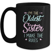 I Am The Oldest Sister I Make The Rules Matching Sibling Mug | siriusteestore