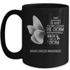 I Am The Storm Brain Cancer Awareness Butterfly Mug | siriusteestore