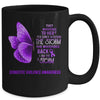 I Am The Storm Domestic Violence Awareness Butterfly Mug | siriusteestore