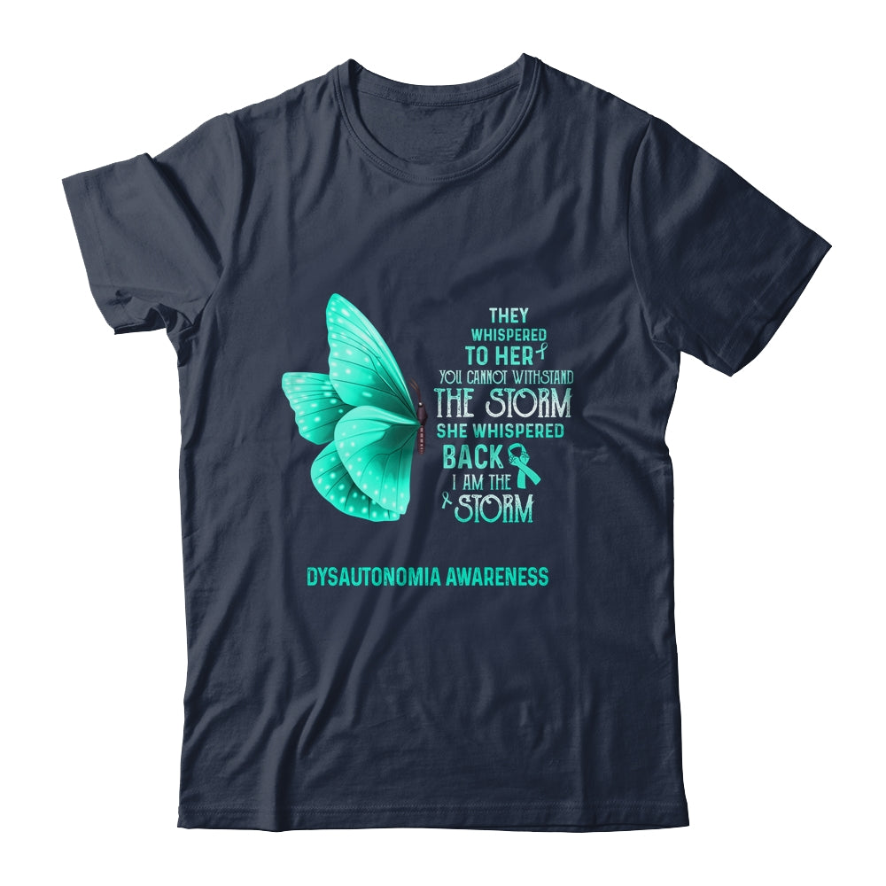 I Am The Storm Dysautonomia Awareness Butterfly Shirt & Tank Top | siriusteestore