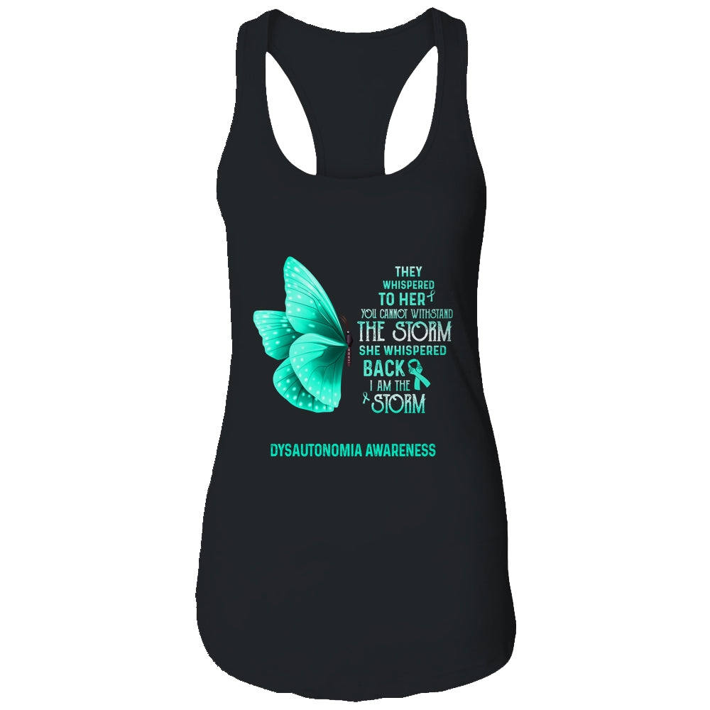 I Am The Storm Dysautonomia Awareness Butterfly Shirt & Tank Top | siriusteestore