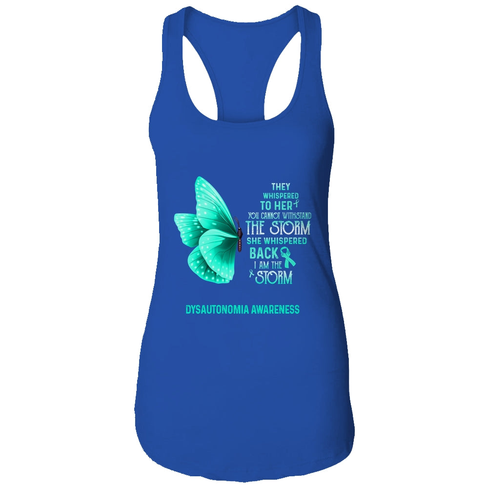 I Am The Storm Dysautonomia Awareness Butterfly Shirt & Tank Top | siriusteestore