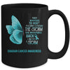 I Am The Storm Ovarian Cancer Awareness Butterfly Mug | siriusteestore