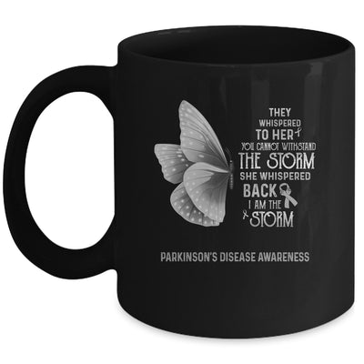 I Am The Storm Parkinson's Disease Awareness Butterfly Mug | siriusteestore