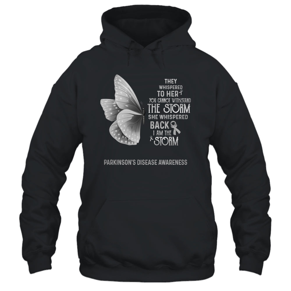 I Am The Storm Parkinson's Disease Awareness Butterfly Shirt & Tank Top | siriusteestore