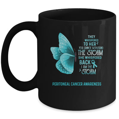 I Am The Storm Peritoneal Cancer Awareness Butterfly Mug | siriusteestore