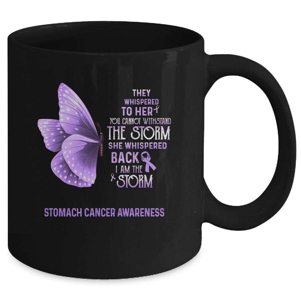 I Am The Storm Stomach Cancer Awareness Butterfly Mug | siriusteestore