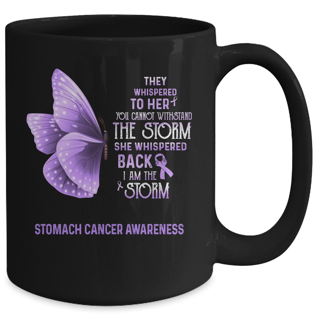I Am The Storm Stomach Cancer Awareness Butterfly Mug | siriusteestore