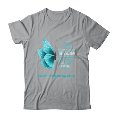 I Am The Storm Tourette Syndrome Awareness Butterfly Shirt & Tank Top | siriusteestore