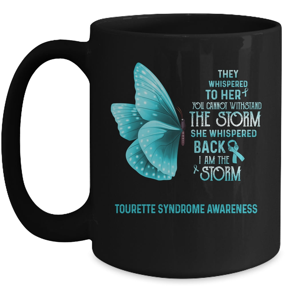 I Am The Storm Tourette Syndrome Awareness Butterfly Mug | siriusteestore
